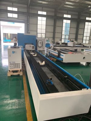 Máquina de corte 6000mm do laser da fibra do CNC de Raycus 3300w para a tubulação de aço galvanizada