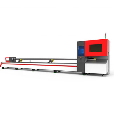 retângulo do quadrado da máquina de corte do metal do laser da fibra do CNC de 1kw 6kw em volta do corte de aço do tubo