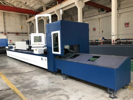 máquina de corte 10mm do laser da fibra do CNC de 6kw IPG para a tubulação quadrada redonda