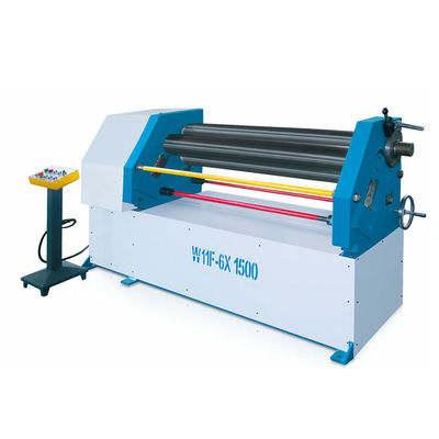 Rolos iniciais assimétricos de dobra da pitada 3 da máquina de rolamento W11F da placa pequena 2000mm