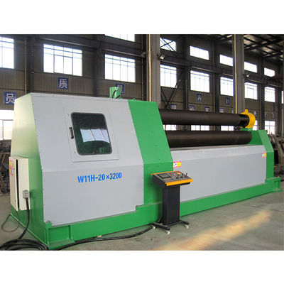 Máquina de rolamento de dobra W11H-20x3000 da placa de três rolos ISO9001 4.5m/Min