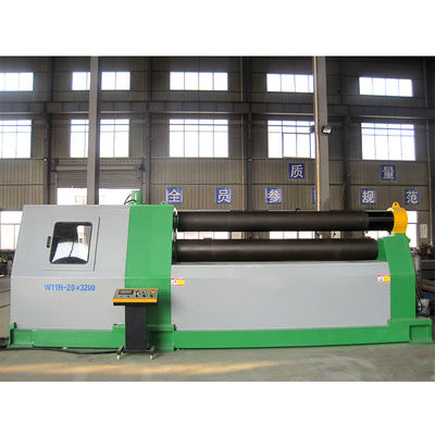 Máquina de rolamento de dobra W11H-20x3000 da placa de três rolos ISO9001 4.5m/Min