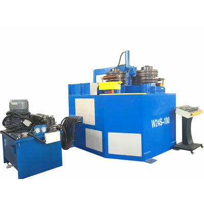máquina de rolamento horizontal 460mm do ferro de ângulo do dobrador Q235A da tubulação 42CrMo