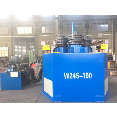 máquina de rolamento horizontal 460mm do ferro de ângulo do dobrador Q235A da tubulação 42CrMo