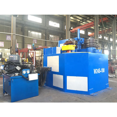 máquina de rolamento horizontal 460mm do ferro de ângulo do dobrador Q235A da tubulação 42CrMo