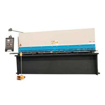 Máquina de corte hidráulica 6X3200mm da placa de aço de QC12K NC com controlador de E21S