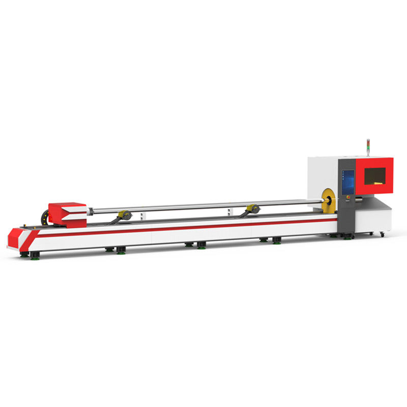 máquina de corte 6m de carregamento automáticos do laser da fibra do tubo da tubulação de 1500w IPG para o aço suave redondo