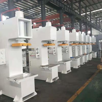 Máquina da imprensa de quadro de Y41 100 Ton Hydraulic C para 25Mpa de perfuração de aço suave de aço inoxidável